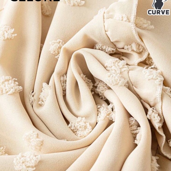 Chic Beige Ruffle Blouse - Picture 5 of 5